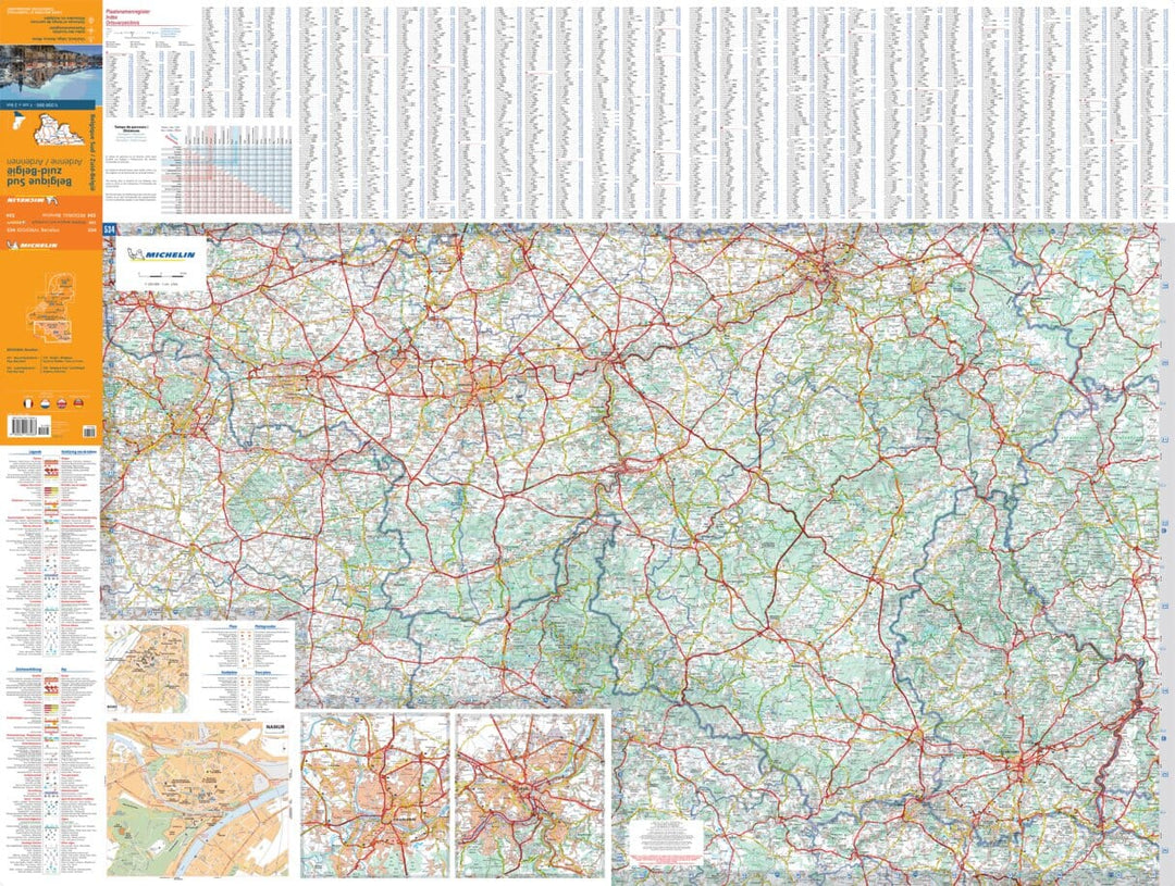 road map of belgium