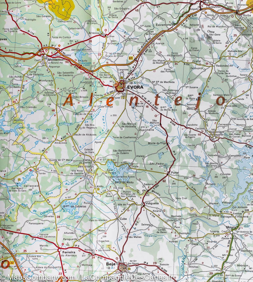 Mapa MICHELIN Albufeira - mapa Albufeira - ViaMichelin