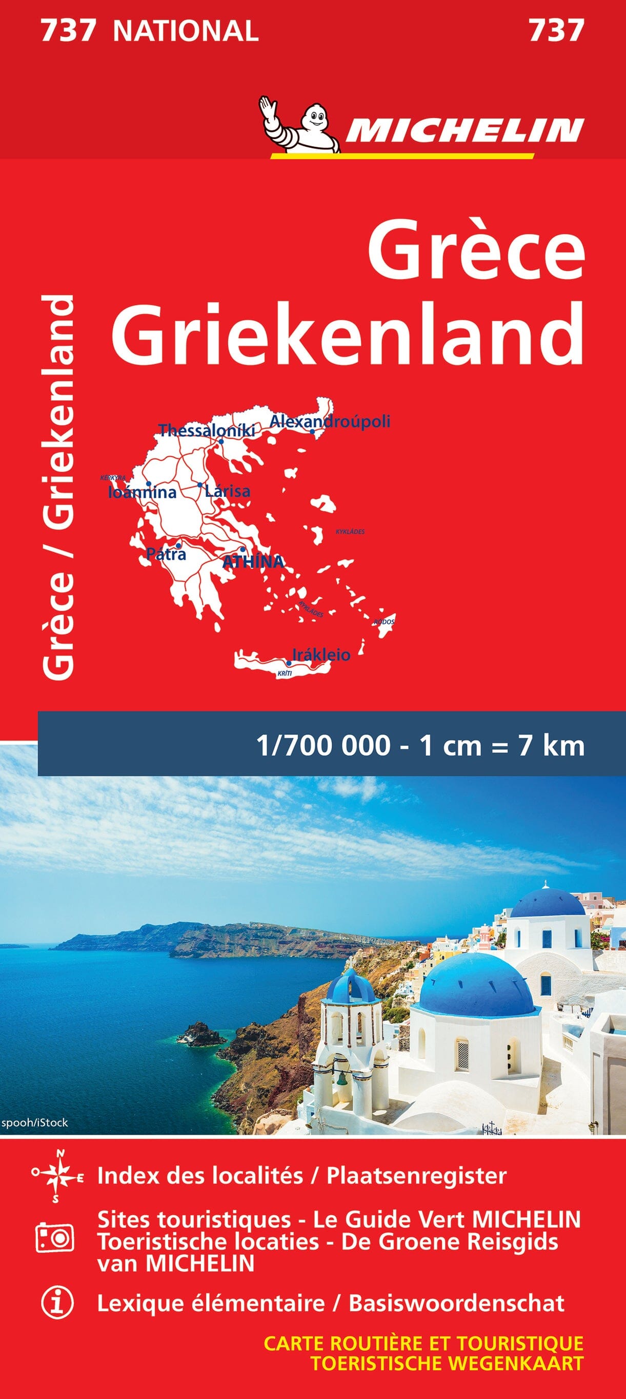 Road map # 737 - Greece | Michelin – La Compagnie des Cartes - Le ...