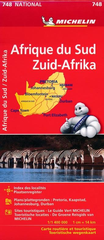 Carte routière n° 748 - Afrique du Sud | Michelin carte pliée Michelin 