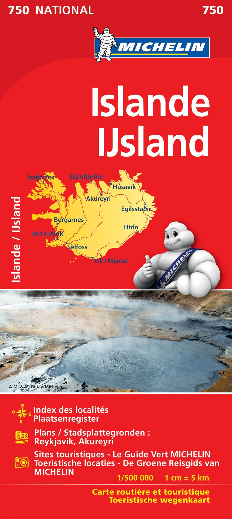 Carte routière de l'Islande | Michelin - La Compagnie des Cartes