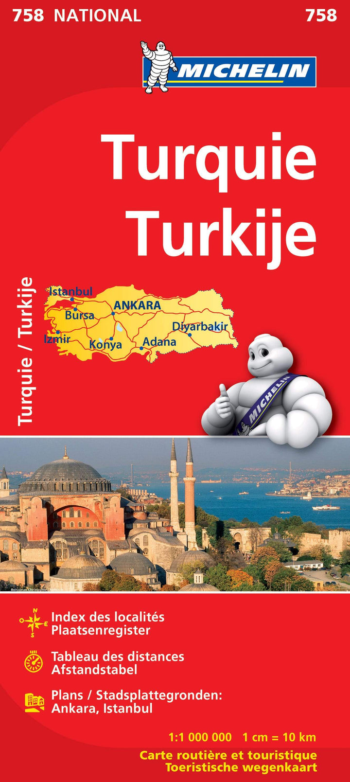Carte routière de la Turquie | Michelin - La Compagnie des Cartes