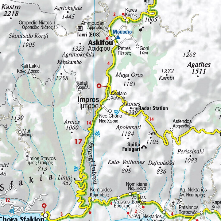 Carte routière n° 759 - Crète | Michelin carte pliée Michelin 