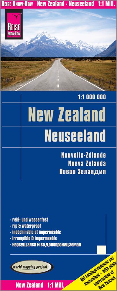 Carte routière - Nouvelle Zélande | Reise Know How carte pliée Reise Know-How 