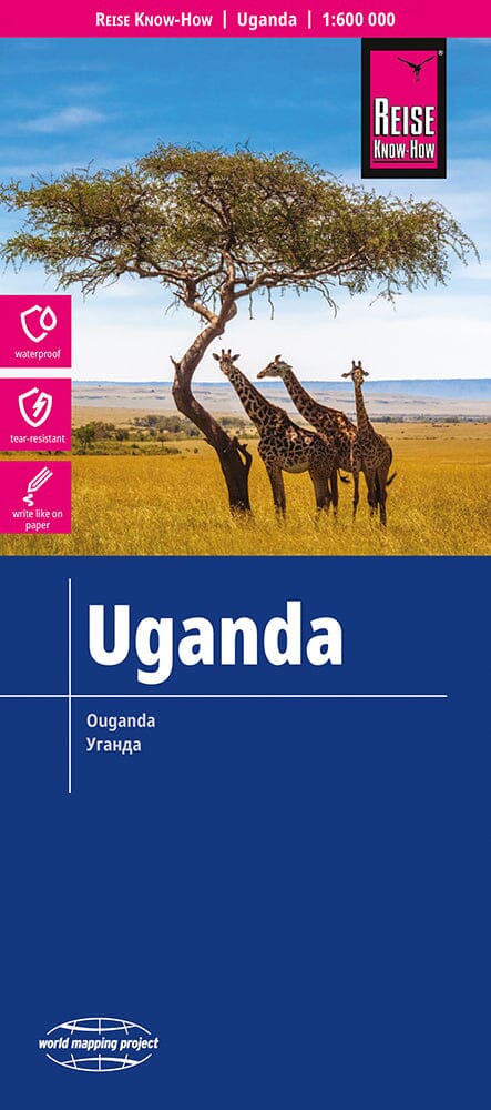 Carte routière - Ouganda | Reise Know How carte pliée Reise Know-How 