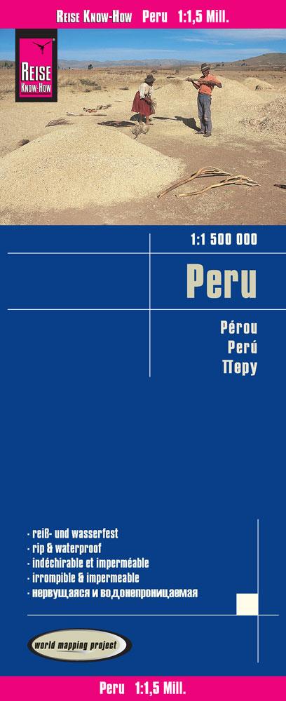 Carte routière - Pérou | Reise Know How carte pliée Reise Know-How 