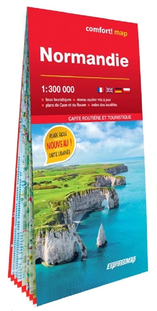 Carte Routiere Plastifiee Normandie Express Map Carte Pliee Express Map 121292 ?v=1681497806