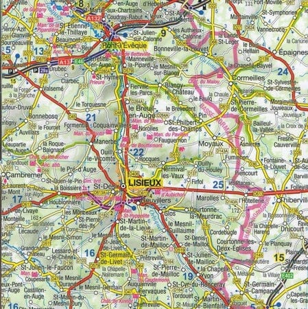 Carte routière plastifiée - Normandie | Express Map carte pliée Express Map 