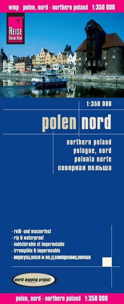 Carte routière - Pologne Nord | Reise Know How carte pliée Reise Know-How 