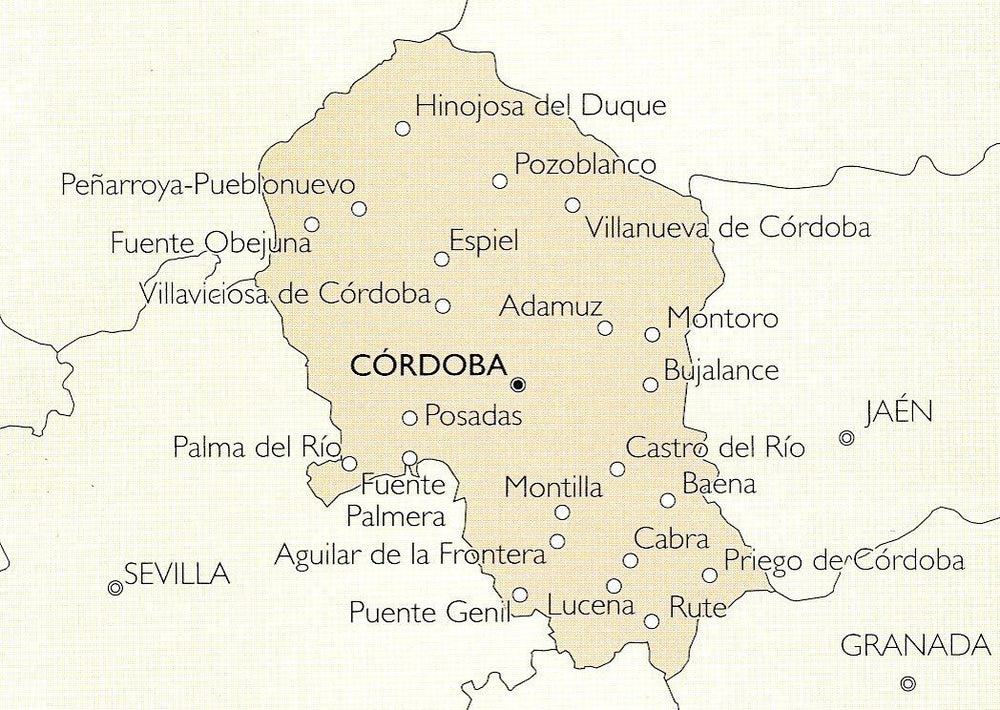 Carte routière provinciale - Cordoue (Andalousie), n° 16 | CNIG carte pliée CNIG 