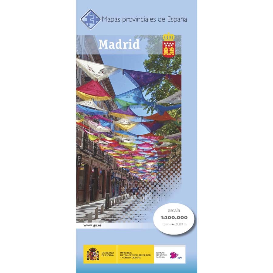 Carte routière provinciale n° 30 - Madrid | CNIG carte pliée CNIG 