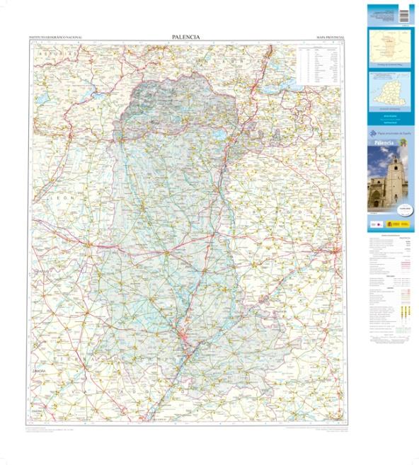 Carte routière provinciale - Palencia (Castille-et-Leon, Espagne), n° 35 | CNIG carte pliée CNIG 