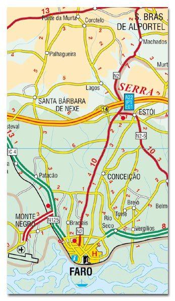 Carte routière de l'Algarve # 5 | Turinta - La Compagnie des Cartes