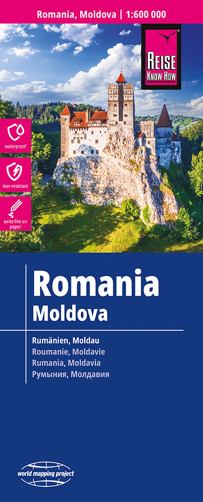 Carte routière - Roumanie & Moldavie | Reise Know How carte pliée Reise Know-How 