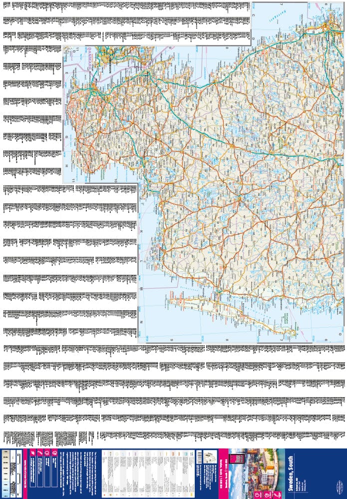 Carte routière - Suède Sud | Reise Know How carte pliée Reise Know-How 