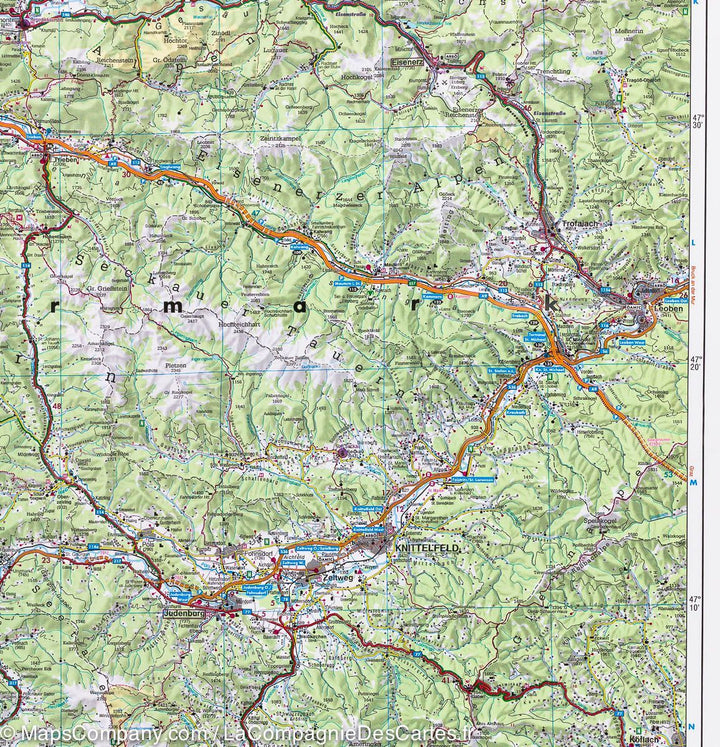 Carte routière - Tyrol oriental (Autriche) | Freytag & Berndt carte pliée Freytag & Berndt 