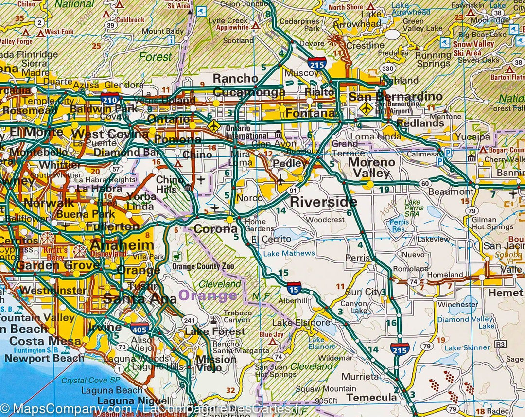 Carte routière USA n° 6 - Californie | Reise Know How carte pliée Reise Know-How 