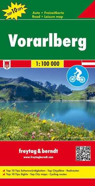 Carte routière - Vorarlberg | Freytag & Berndt carte pliée Freytag & Berndt 