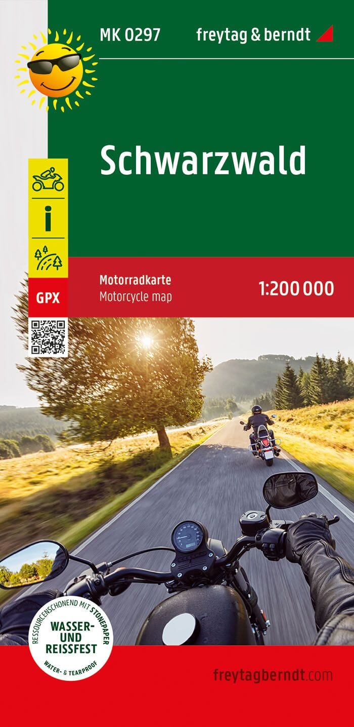 Carte spéciale moto - Forêt Noire | Freytag & Berndt carte pliée Freytag & Berndt 