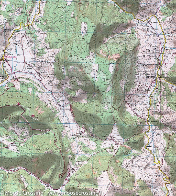 Carte TOP 25 n° 3138 OT - Dieulefit, Saint-Nazaire-le-Désert & forêt de Saou (Alpes) | IGN carte pliée IGN 