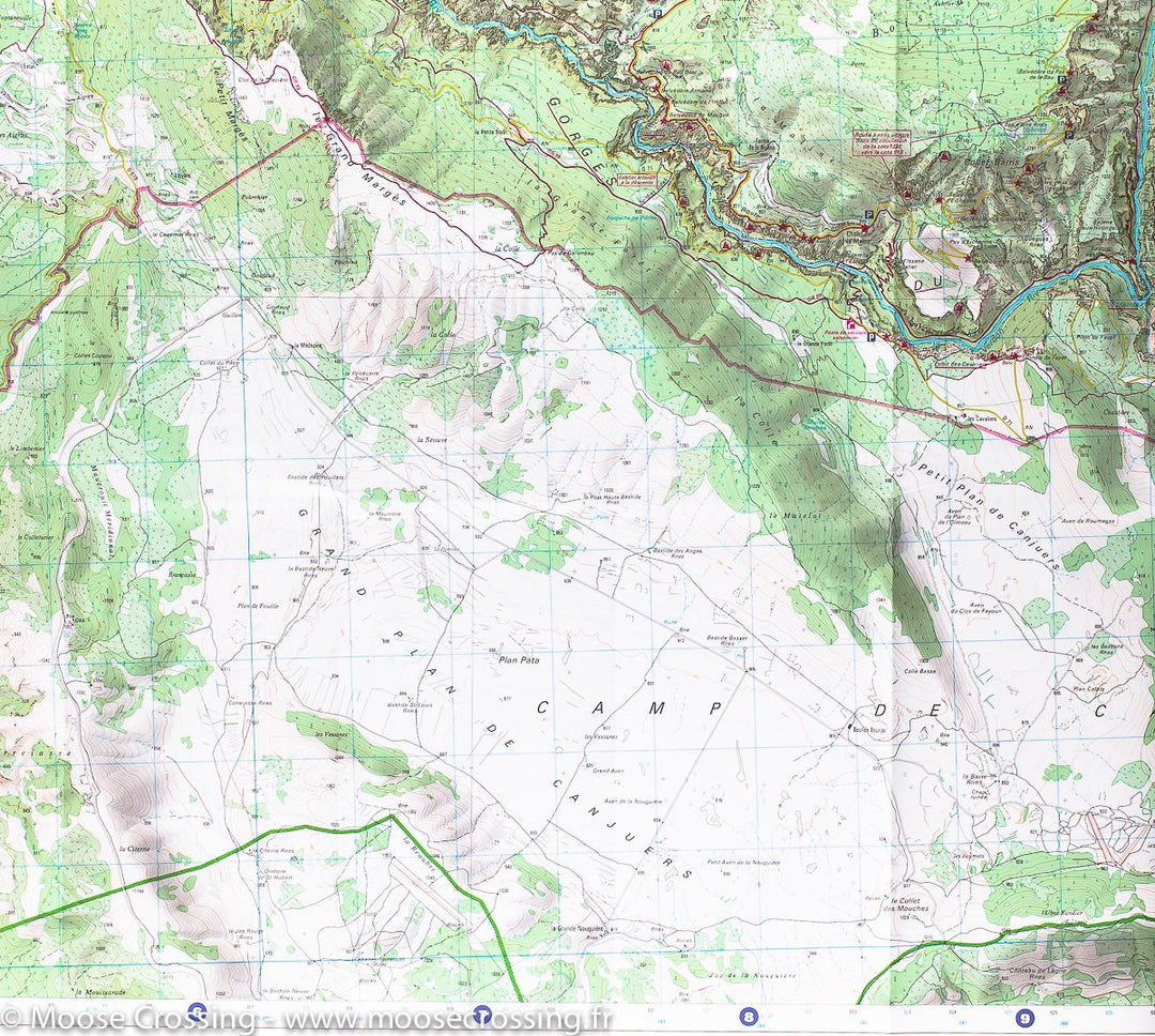 Carte IGN TOP 25 n° 3442 OT - Gorges du Verdon, Moustiers-Ste-Marie & Lac de Ste Croix (PNR du Verdon) - La Compagnie des Cartes