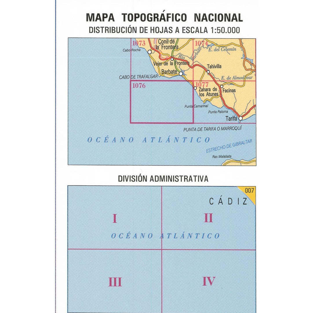 Carte topographique de l'Espagne - Los Pajares, n° 1076.2 | CNIG - 1/25 000 carte pliée CNIG 