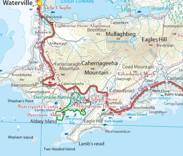 Carte touristique - Comté de Kerry (Irlande) | Xploreit carte pliée Xploreit 