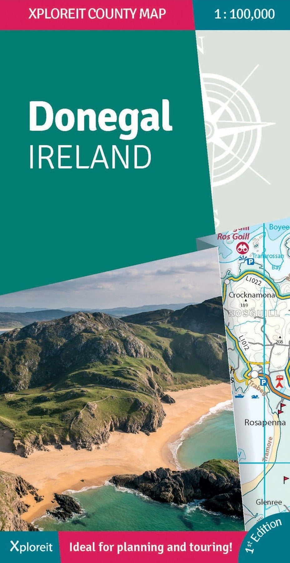 Tourist Map - Donegal (Ireland) | Xploreit – MapsCompany - Travel and ...