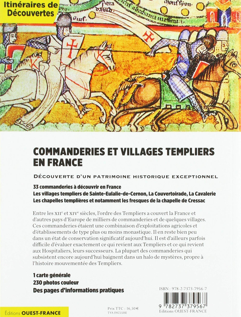 Commanderies et villages templiers en France | Ouest France beau livre Ouest France 