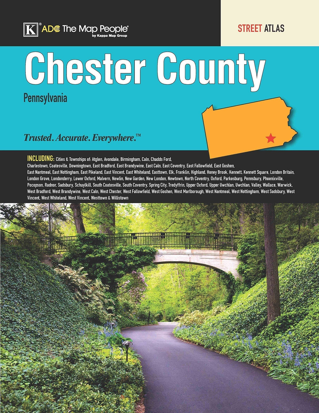 Chester County - Pennsylvania Atlas | Kappa Map Group Atlas 