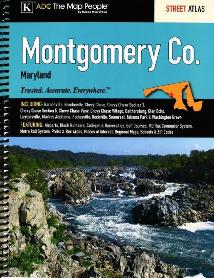 Montgomery County, MD, Street Atlas by Kappa Map Group