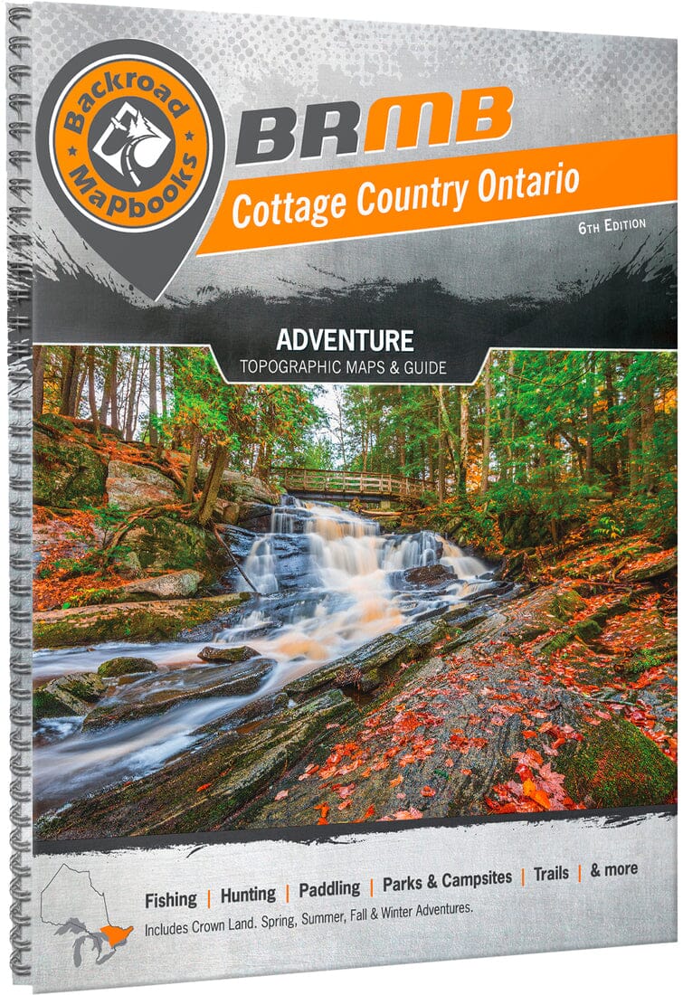 Cottage Country Ontario on Mapbook | Backroads Mapbooks atlas 