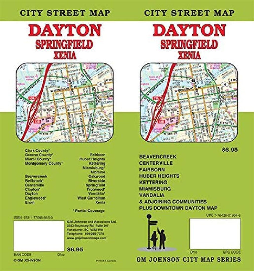 Dayton, Ohio | GM Johnson carte pliée GM Johnson 