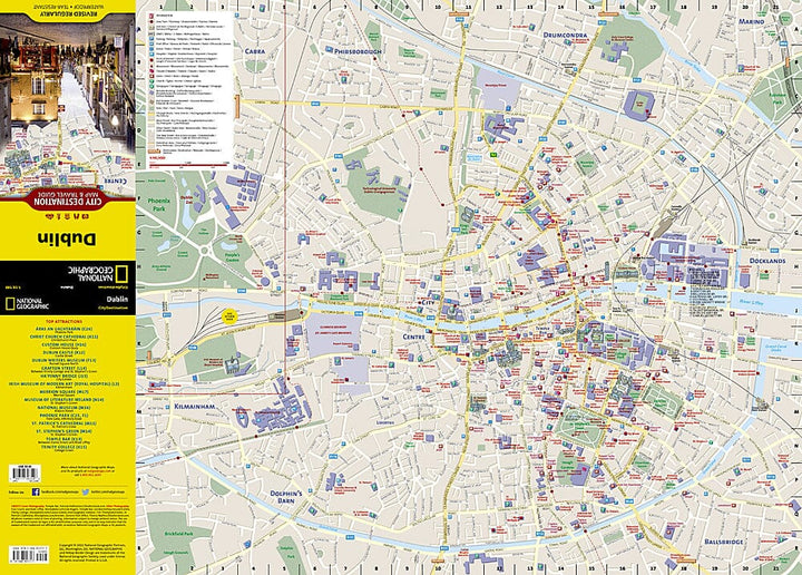 Dublin DestinationMap | National Geographic Maps carte pliée National Geographic 