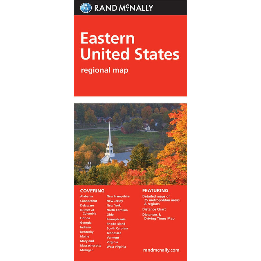 Eastern United States : regional map | Rand McNally carte pliée 