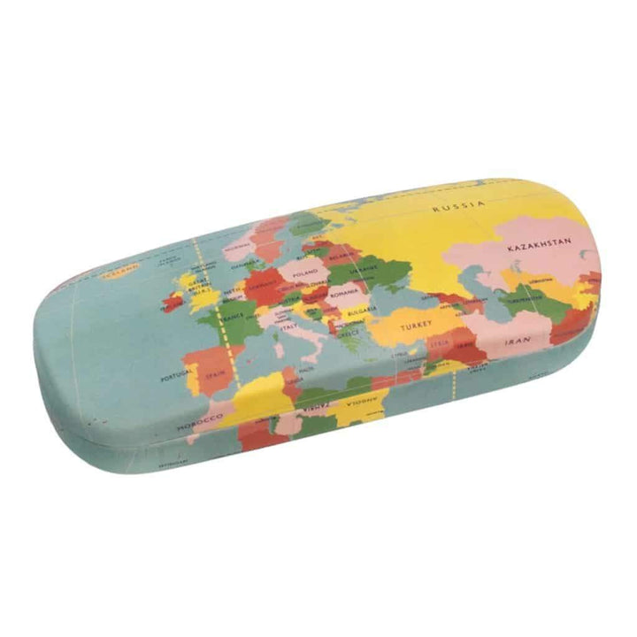 Étui à lunettes rigide - décor "world map" | Rex International accessoire de voyage Rex International 