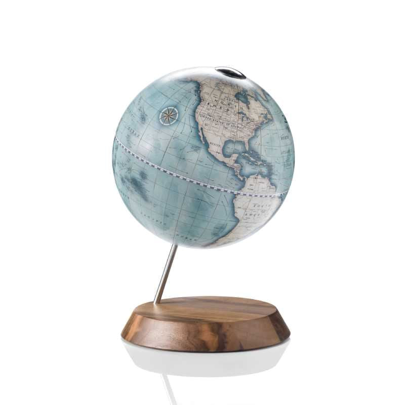 Globe tournant de bureau géorgraphie carte du monde vert olive 20