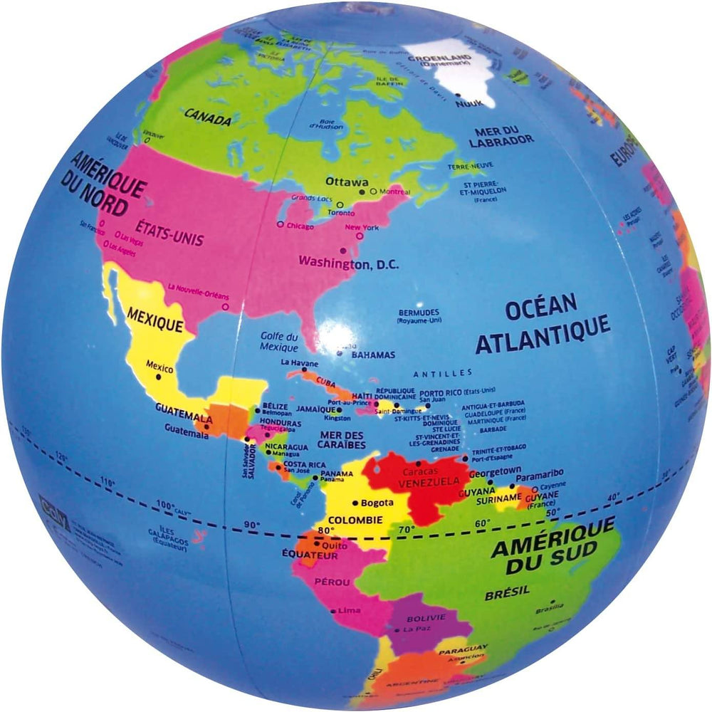 Stellanova Swivel and Tilt Globe - Interactive & Educational Children's  Desktop Globe, Blue Ocean Political Map, Over 2,000 Place Names, Weighted  Base (6/15 cm diameter)