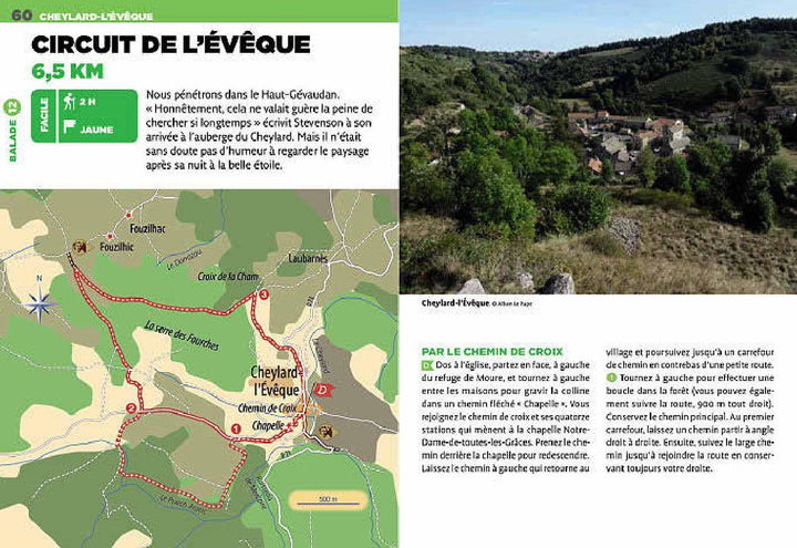 Guide de balades - Autour du chemin de Stevenson (28 balades) | Ouest France guide de randonnée Ouest France 