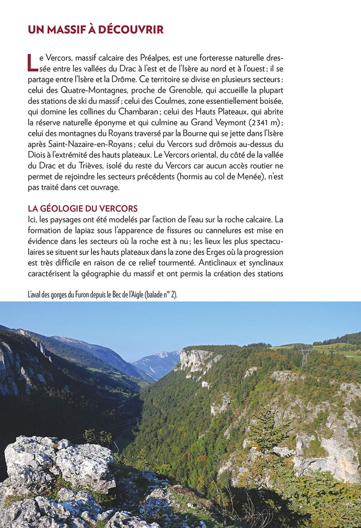 Guide de balades - Dans le Vercors | Glénat - P’tit Crapahut guide de randonnée Glénat 