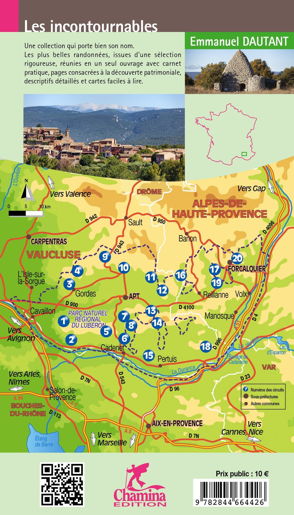 Guide de balades - Luberon à pied | Chamina guide de randonnée Chamina 