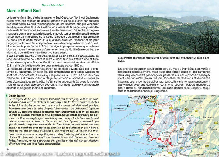 Guide de randonnée - Corse : Mare et Monti & Mare a Mare | Rother guide de randonnée Rother 