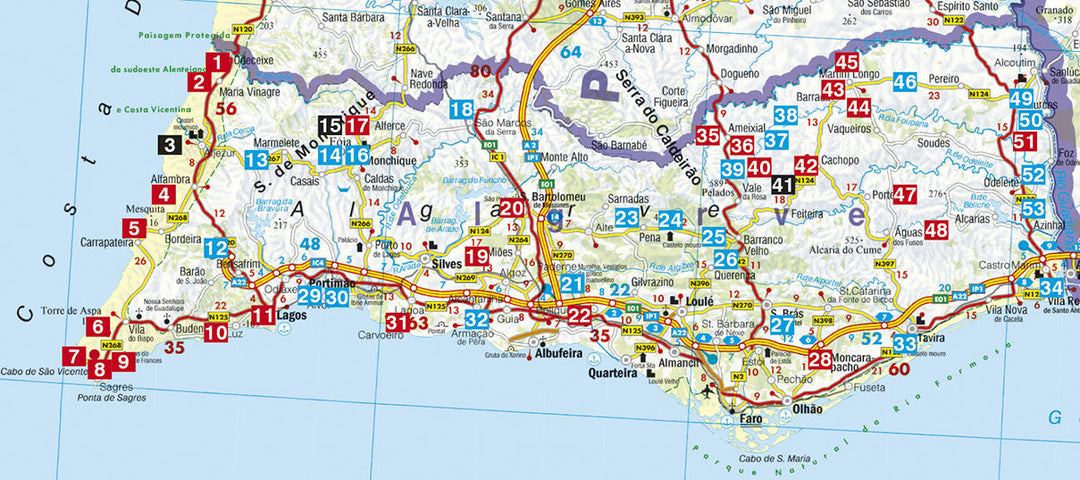 Maps of the Algarve Region ‹ Algarve Guide