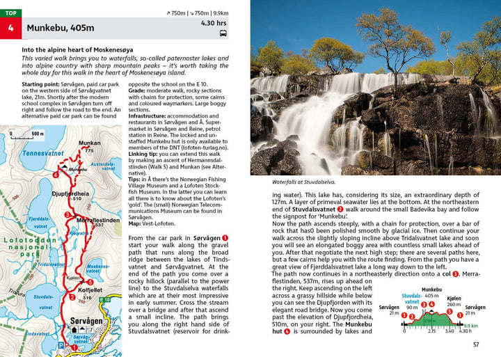 Guide de randonnée (en anglais) - Lofoten | Rother guide petit format Rother 