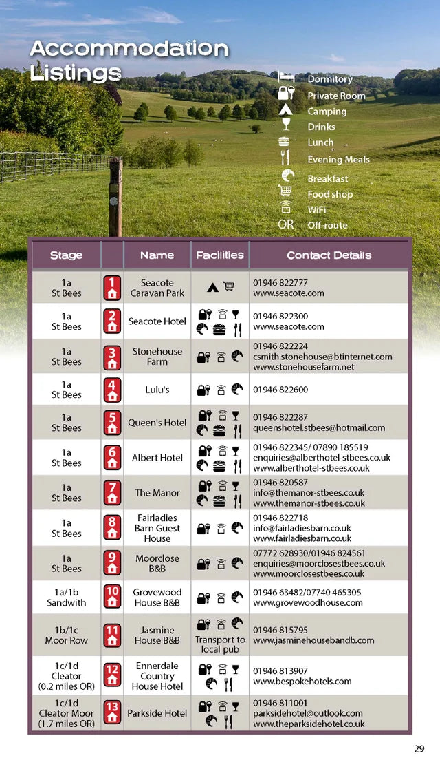 Guide de randonnée (en anglais) - Trekking the Coast to Coast Path | Knife Edge Outdoor guide de randonnée Knife Edge Outdoor 