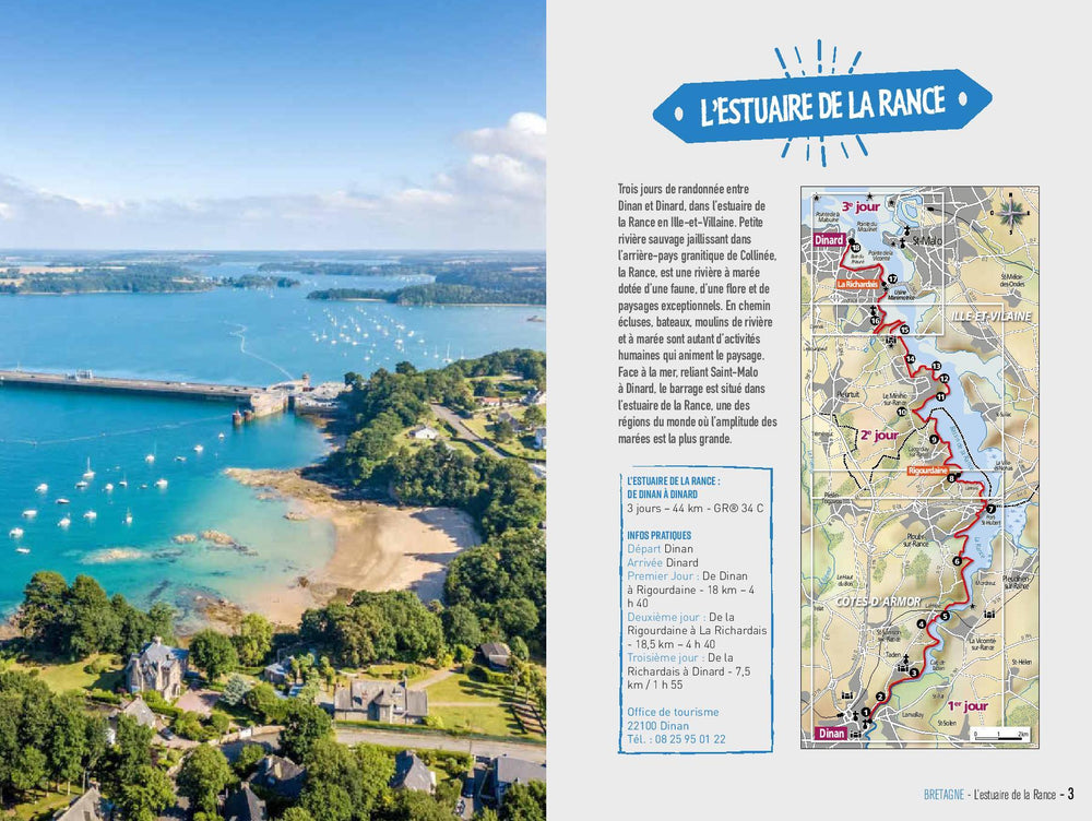 Guide de randonnées - 50 randonnées sur les GR® de France, 2 à 4 jours d'évasion et d'itinérance | Ouest France guide de randonnée Ouest France 