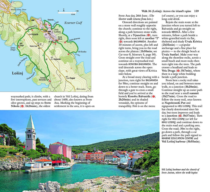 Guide de randonnées (en anglais) - Croatia - 9 car tours & 90 long and short walks with GPS | Sunflower guide de randonnée Sunflower 