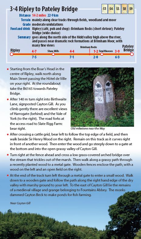 Guide de randonnées (en anglais) - Nidderdale Way | Rucksack Readers guide de voyage Rucksack Readers 