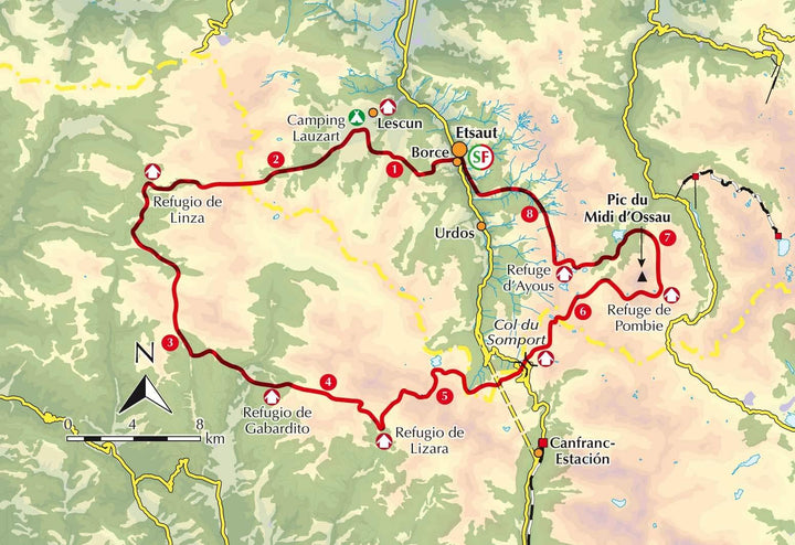 Guide de randonnées (en anglais) - Shorter treks in the Pyrenees | Cicerone guide de randonnée Cicerone 