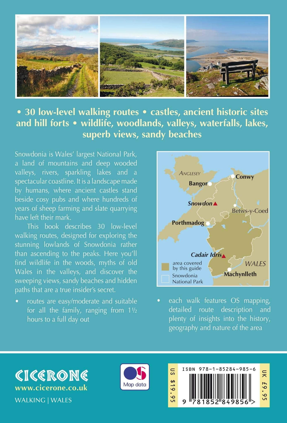 Guide de randonnées (en anglais) - Snowdonia South : From Ffestiniog to the Dyfi, and Bala to the coast | Cicerone guide petit format Cicerone 